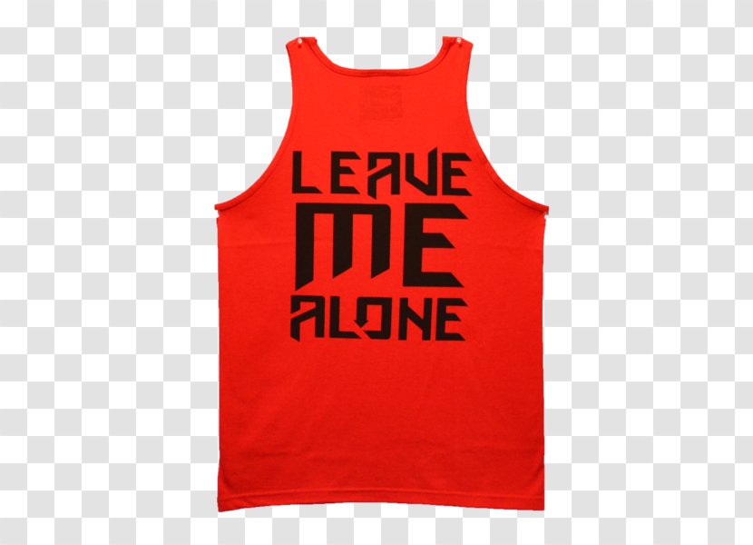 T-shirt Gilets Sleeveless Shirt - Sleeve - Leave Me Alone Transparent PNG