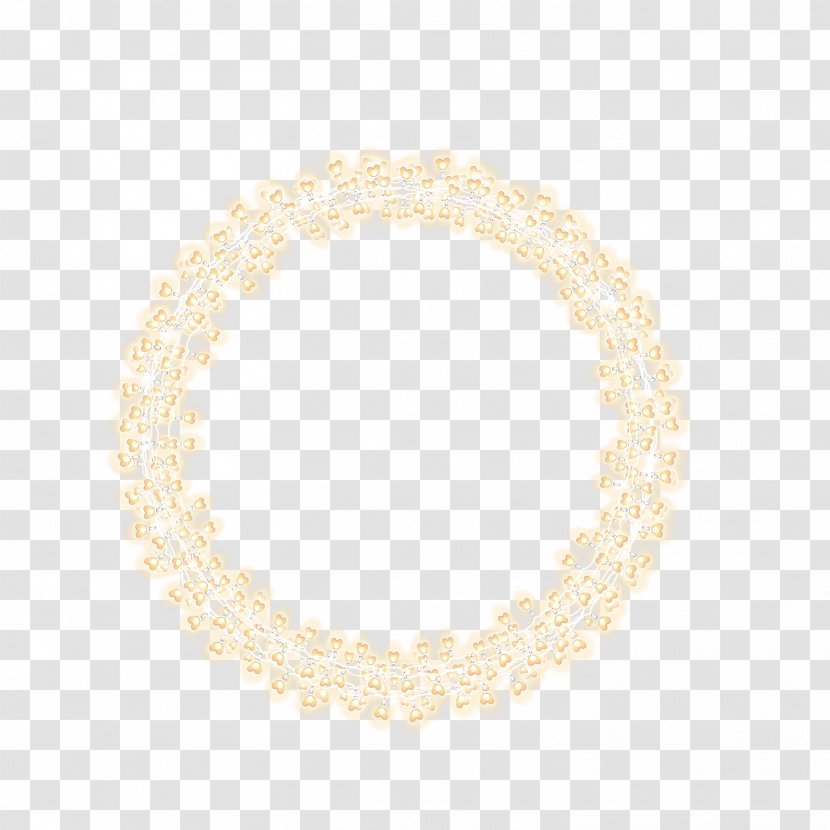 Yellow Pattern - Rectangle - Circle Lamp Beads Transparent PNG