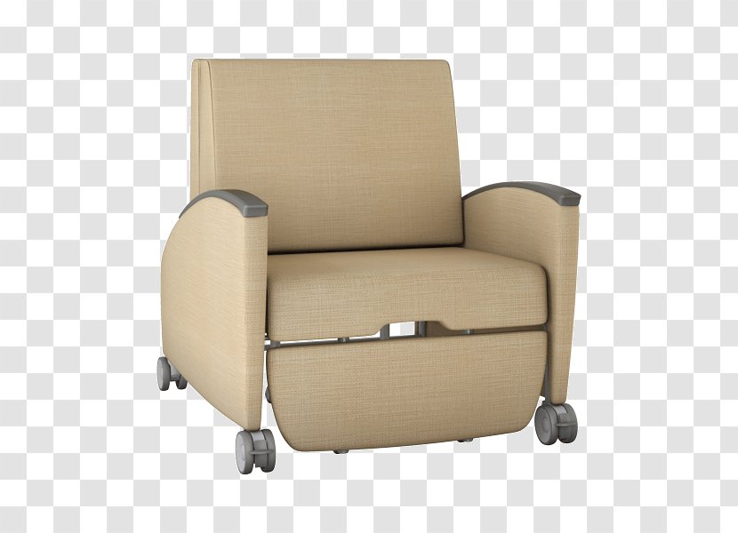 Club Chair Comfort Recliner Armrest - Beige - Sleeper Transparent PNG