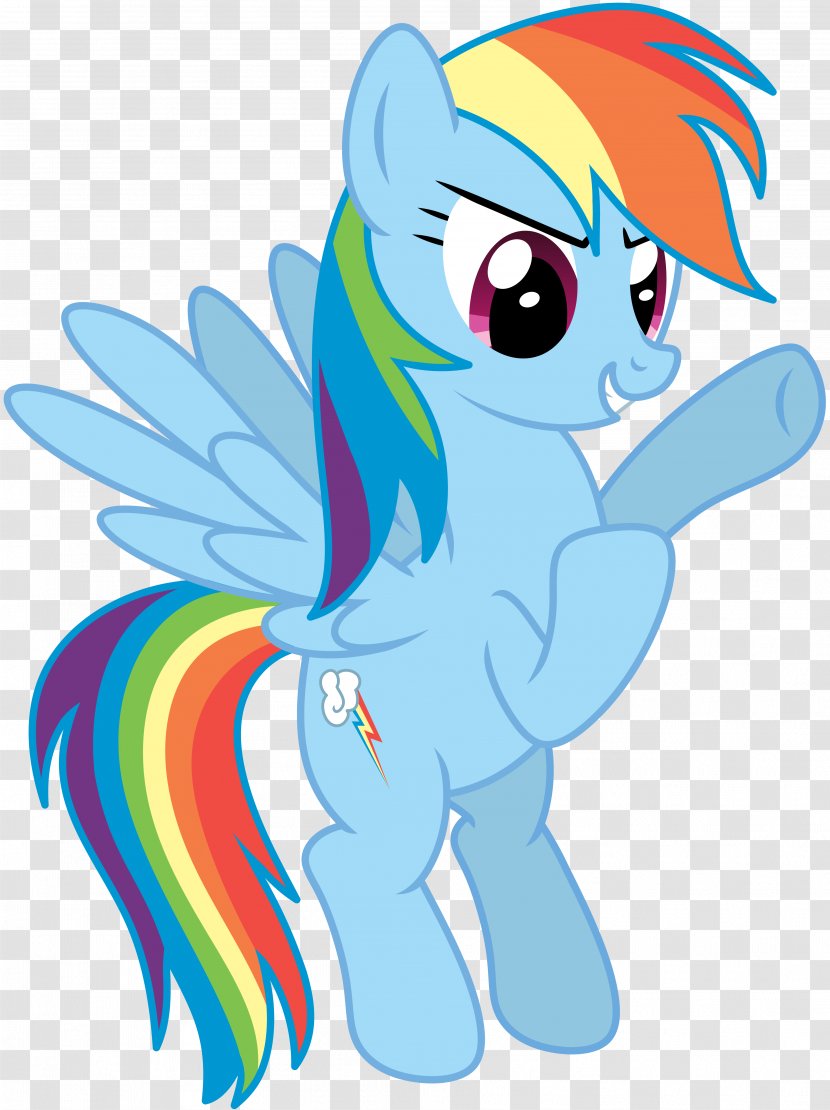 Pony Rainbow Dash Digital Art Clip - Artwork - Little Transparent PNG