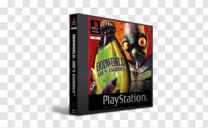 Oddworld: Abe's Exoddus PlayStation Game STXE6FIN GR EUR Display Advertising - Oddysee Transparent PNG