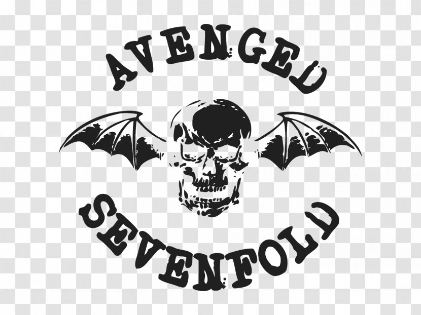 Avenged Sevenfold Logo Disturbed Black And White Stencil - Avengers Logo. Transparent PNG