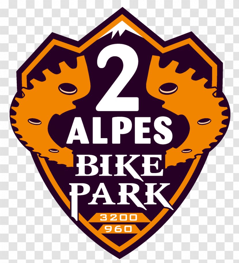 Les Deux Alpes Bikepark Vénosc Downhill Mountain Biking Bike Park - Parking Logo Transparent PNG