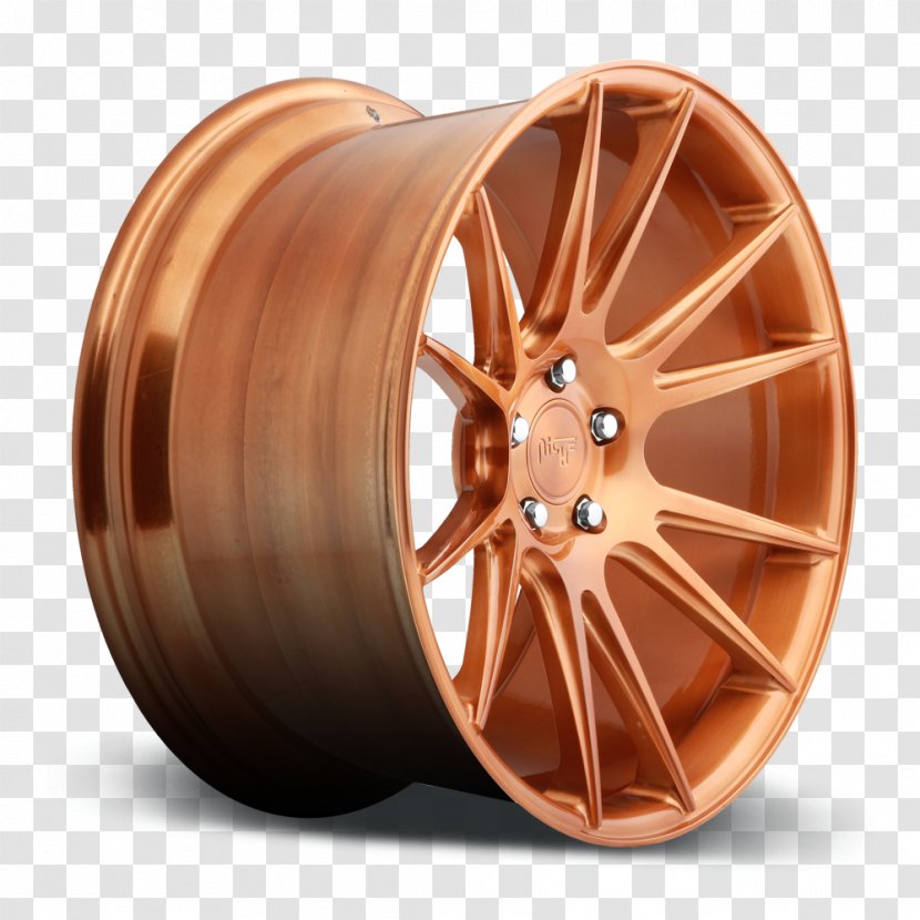 Alloy Wheel Spoke Tire Rim - Auto Part - Copper Transparent PNG