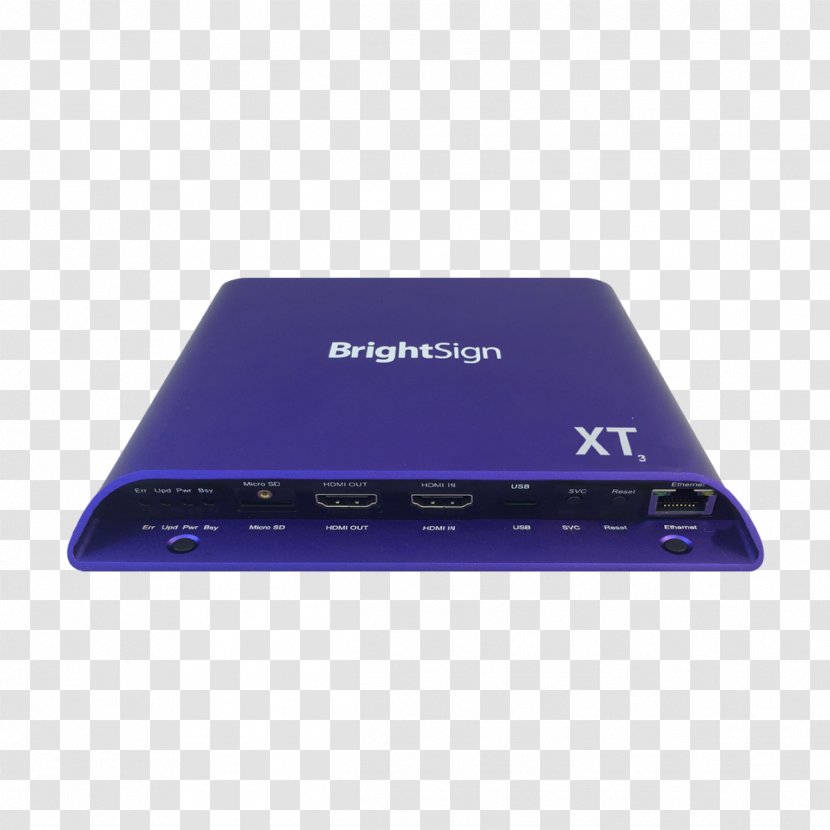 BrightSign XT1143 XD233 Digital Signs XT243 Computer Monitors - Router - High Tech Buildings Transparent PNG