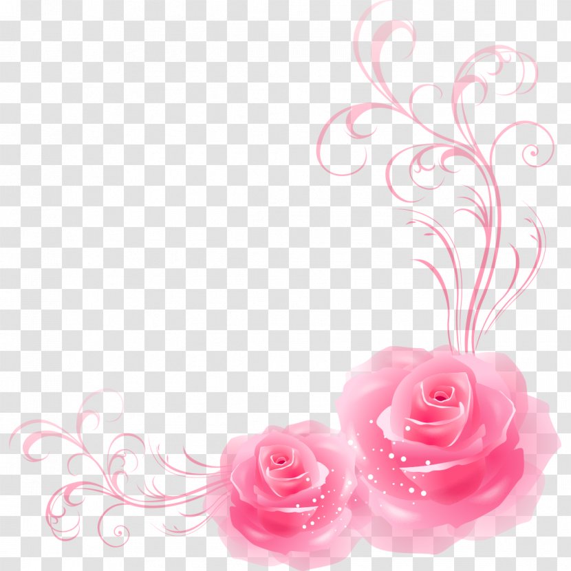 Garden Roses Pink Beach Rose - Decoration Transparent PNG