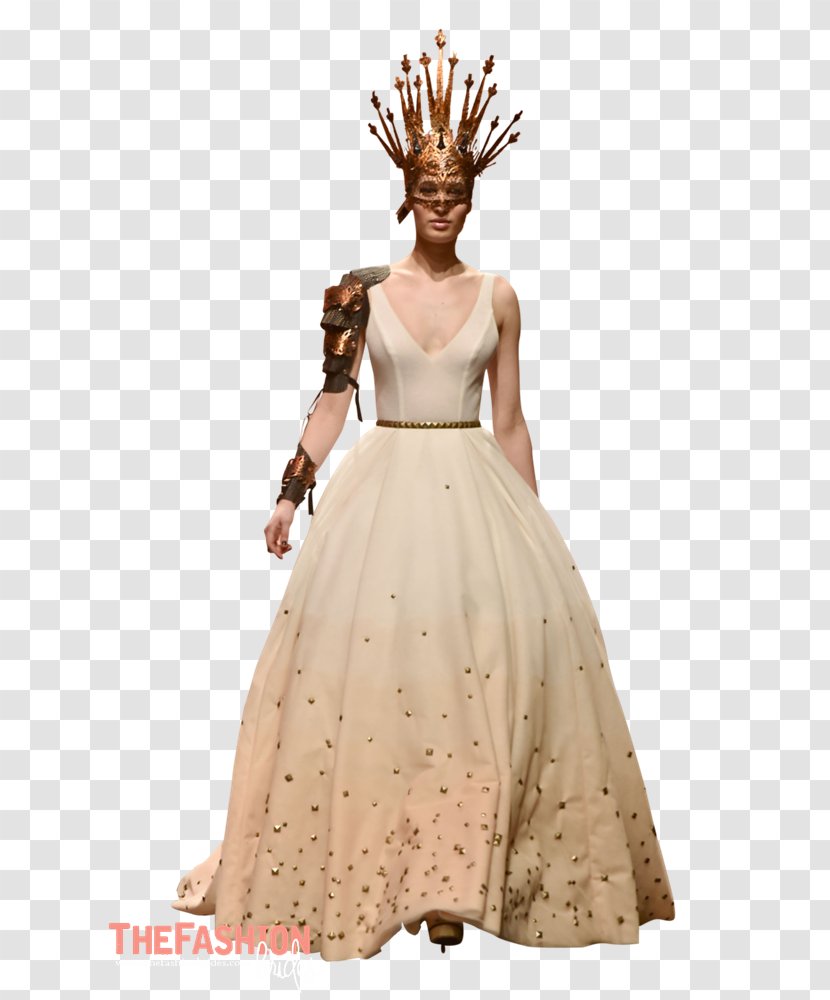 Gown Costume Design Cocktail Dress - Neck - Wedding Word Transparent PNG