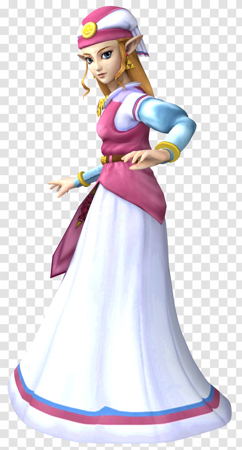 The Legend Of Zelda: Ocarina Time 3D Wind Waker Princess Zelda Young DressUp - Figurine Transparent PNG