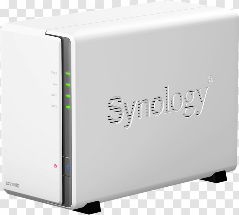 Synology DiskStation DS216se Inc. Network Storage Systems Serial ATA Hard Drives - Computer Transparent PNG
