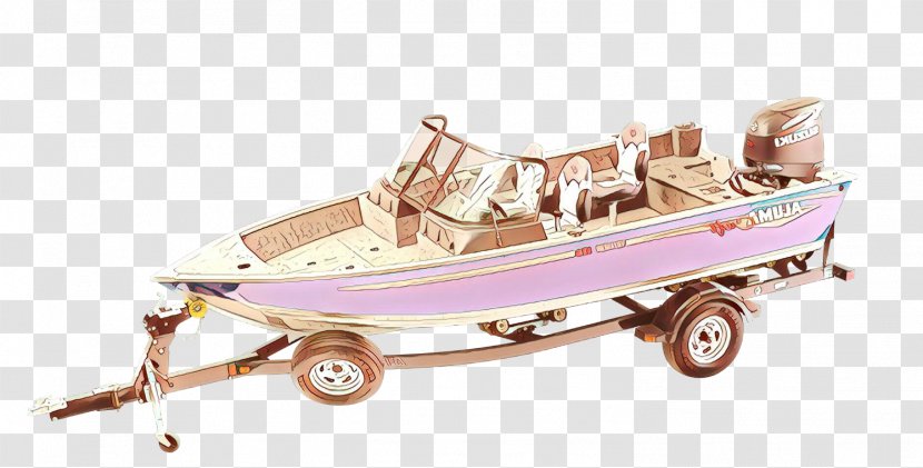 Boat Cartoon - Watercraft - Skiff Transparent PNG