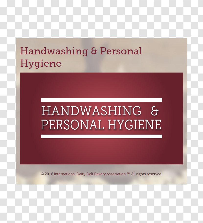 Maroon Brand Font - Personal Hygiene Transparent PNG