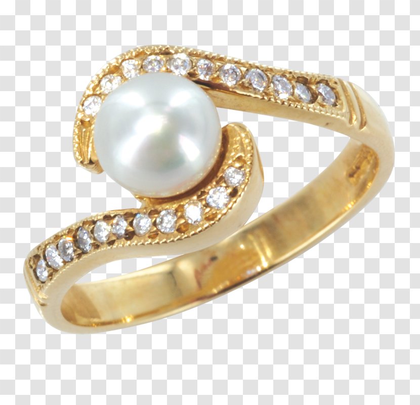 Wedding Ring Body Jewellery Silver Material - Gemstone - Cultured Pearl Transparent PNG