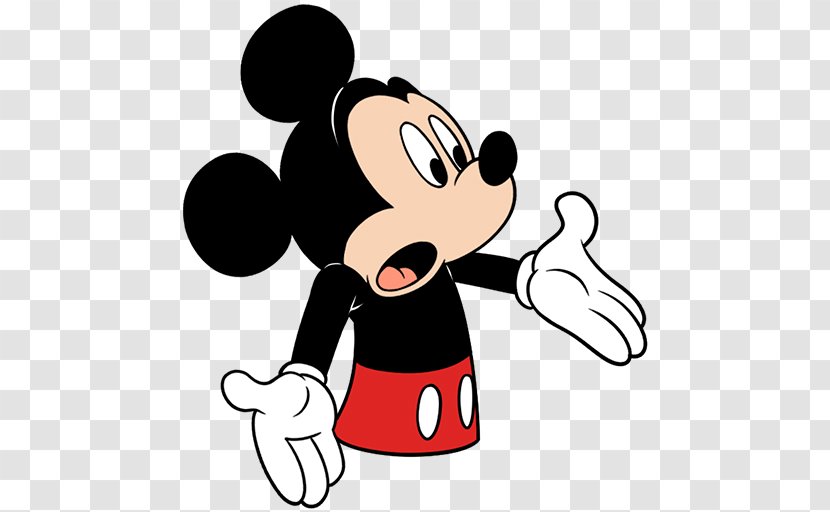 Mickey Mouse Sticker Minnie Telegram - Cartoon Transparent PNG