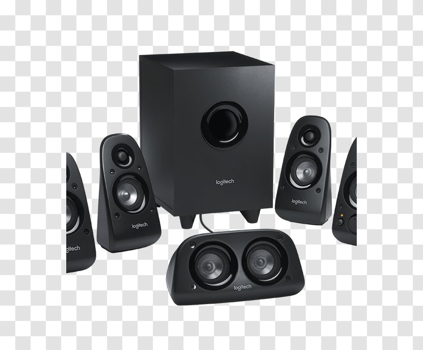 Logitech Z506 5.1 Surround Sound Loudspeaker Computer Speakers - System Transparent PNG