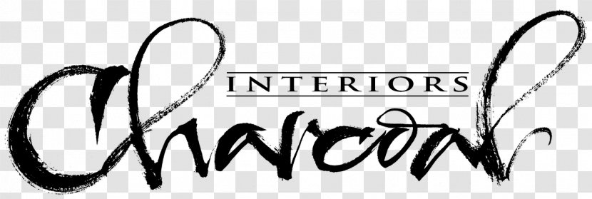 Charcoal Interiors Interior Design Services Logo Designer - Black And White Transparent PNG