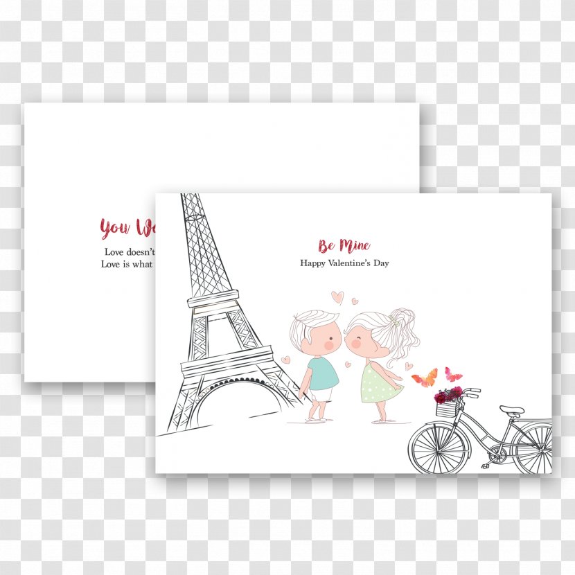 Greeting & Note Cards Font - Gift - Valentine's Day Theme Transparent PNG