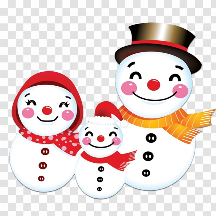 Snowman Christmas Transparent PNG