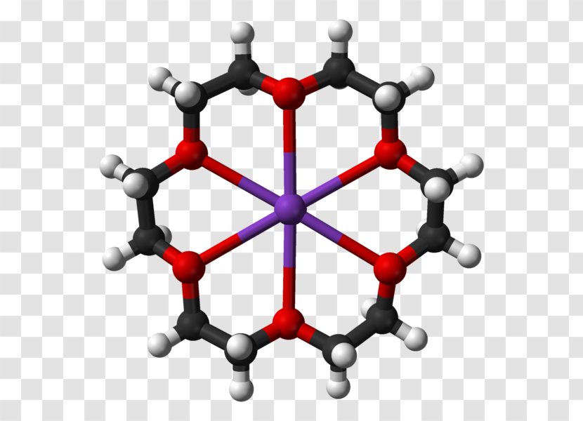 Crown Ether 18-Crown-6 Alkali Metal Potassium - Imperial 18 2 3 Transparent PNG