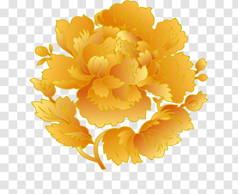 Moutan Peony - Flower - Chrysanthemum Transparent PNG