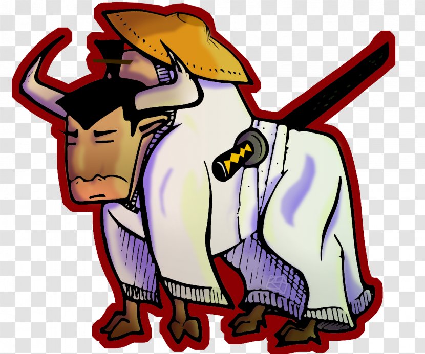 Domestic Yak Cartoon - Cattle - Animal Figure Working Transparent PNG