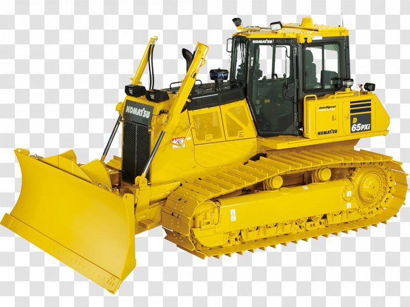 Komatsu Limited Bulldozer Heavy Machinery Excavator - Yellow Transparent PNG
