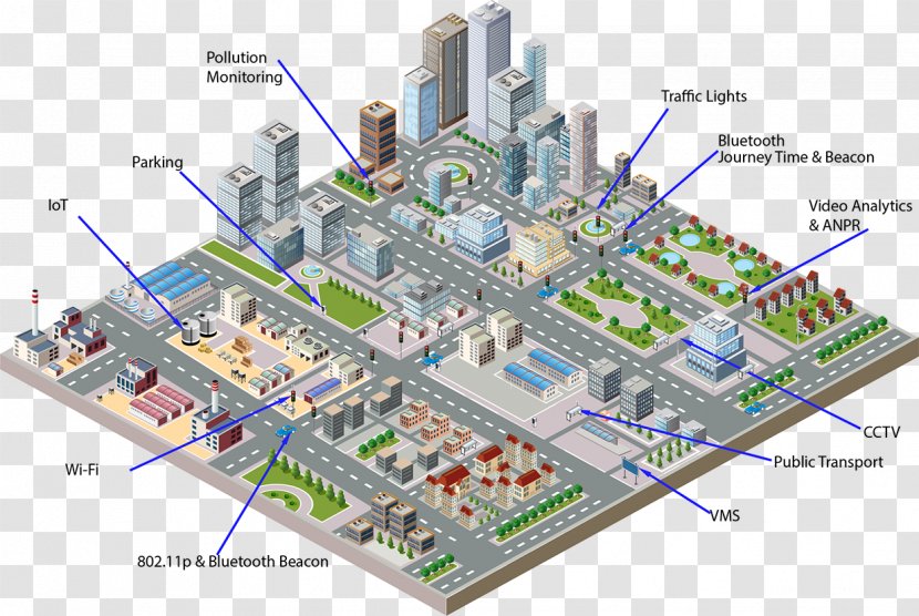 Isometric Projection City - Diagram Transparent PNG