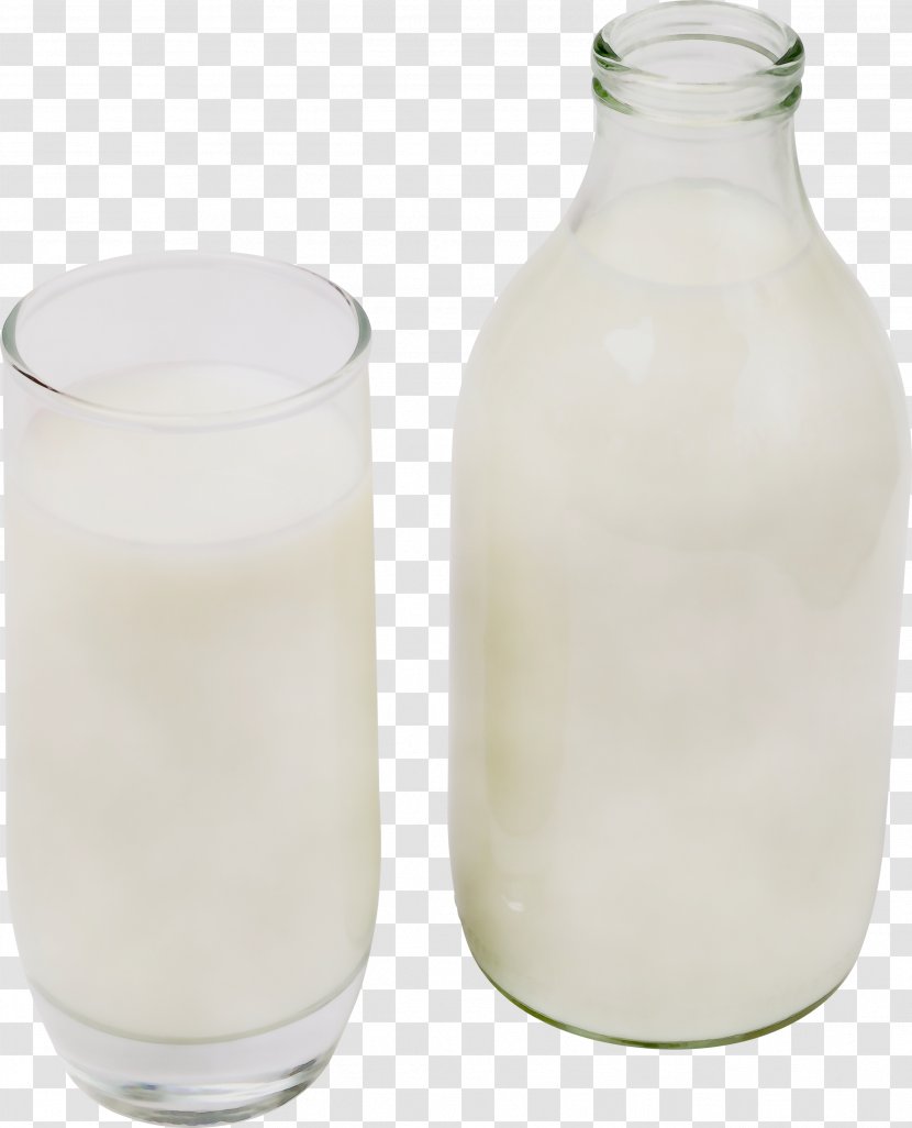 Watercolor Cartoon - Cream - Hemp Milk Lactose Transparent PNG