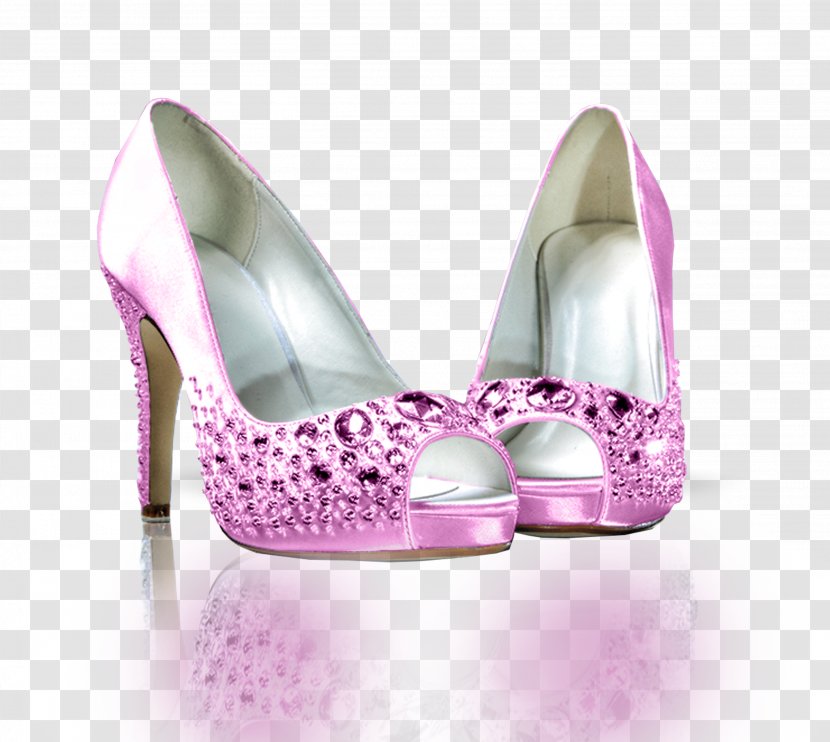 Vacaville Shoe High-heeled Footwear Party Bride - Pink Heels Transparent PNG