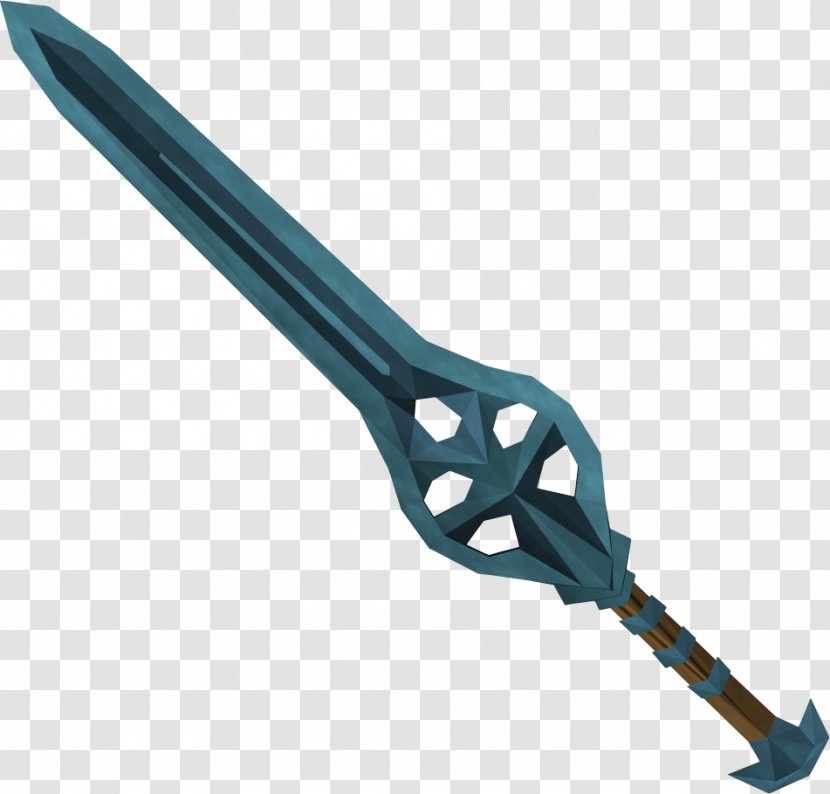 Old School RuneScape Sword Ranged Weapon - Cold Transparent PNG