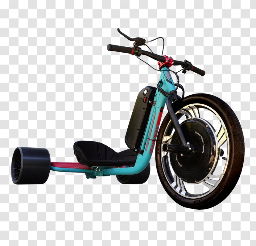 Wheel Drift Trike Electric Bicycle Tricycle - Saddle Transparent PNG