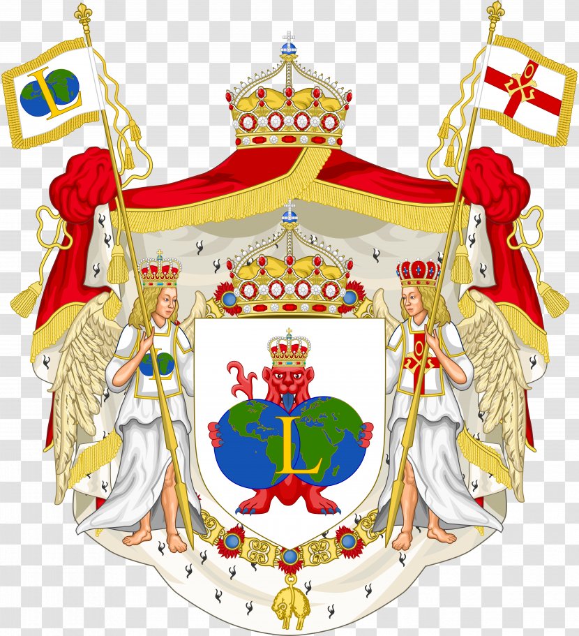 Coat Of Arms United Baltic Duchy Crown The Kingdom Poland Crest - Christmas Ornament Transparent PNG