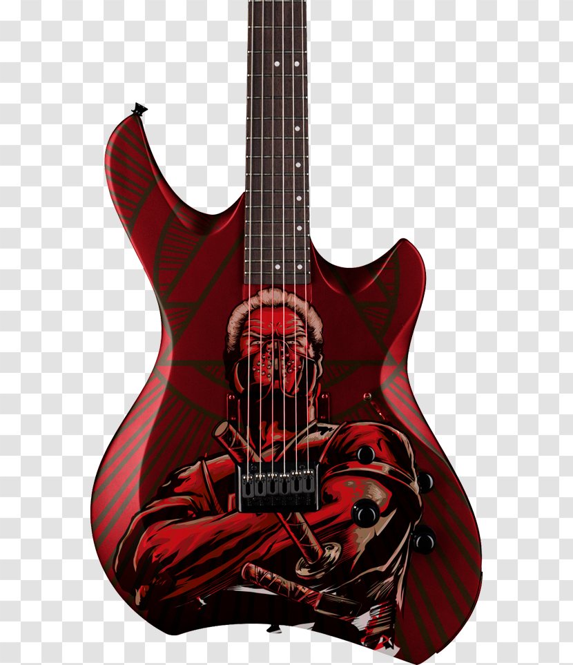 Variax Electric Guitar Line 6 Musical Instruments - Musician - Hand Painted Transparent PNG