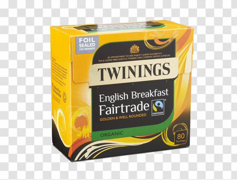 English Breakfast Tea Earl Grey Twinings Bag - Yellow Transparent PNG
