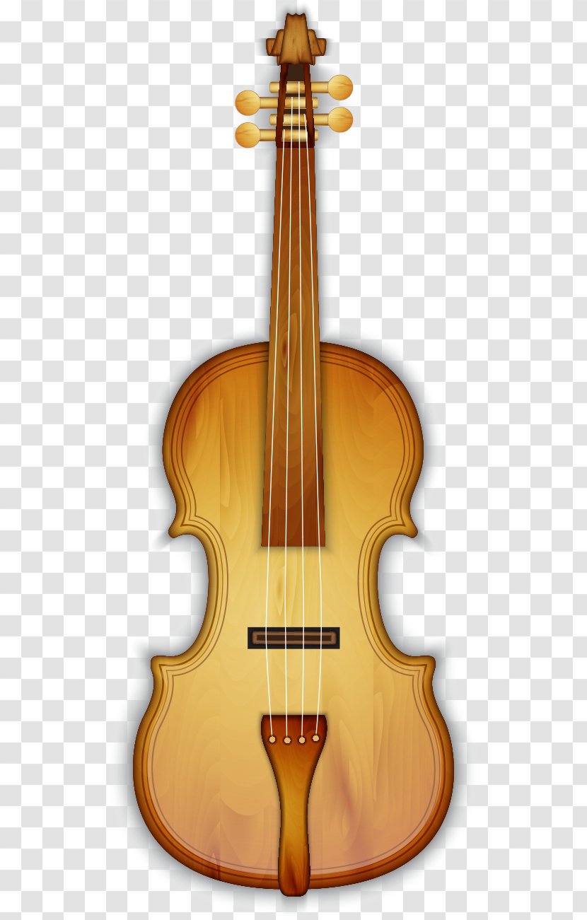 Bass Violin Violone Viola - Varnish - Vector Instrument Transparent PNG