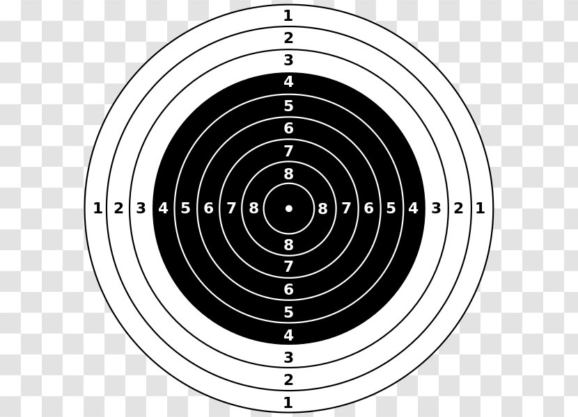 Shooting Target Air Gun Sport Clip Art - Frame Transparent PNG