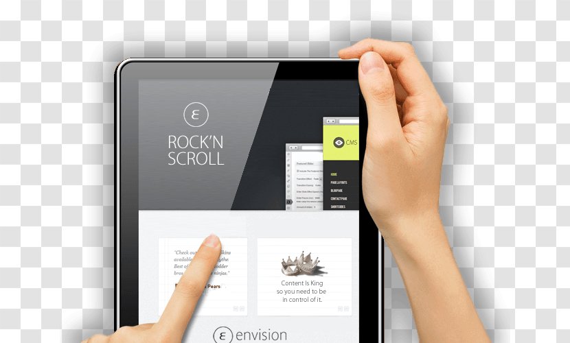 Responsive Web Design Infographic Multimedia - Creative Scrolls Transparent PNG