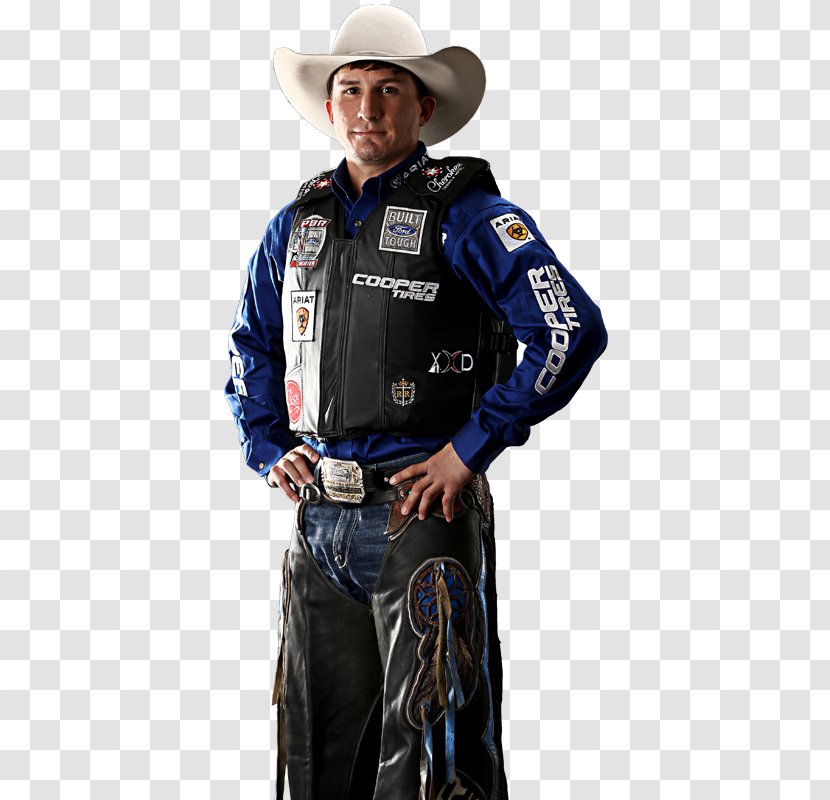 Guilherme Marchi Professional Bull Riders Riding Rodeo Built Ford Tough Series - Outerwear - Wrecks Transparent PNG