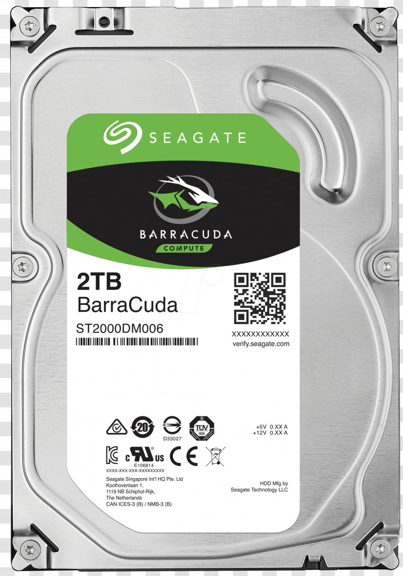 Hard Drives Network Storage Systems Seagate Technology Serial ATA Barracuda - Electronic Device - Computer Transparent PNG