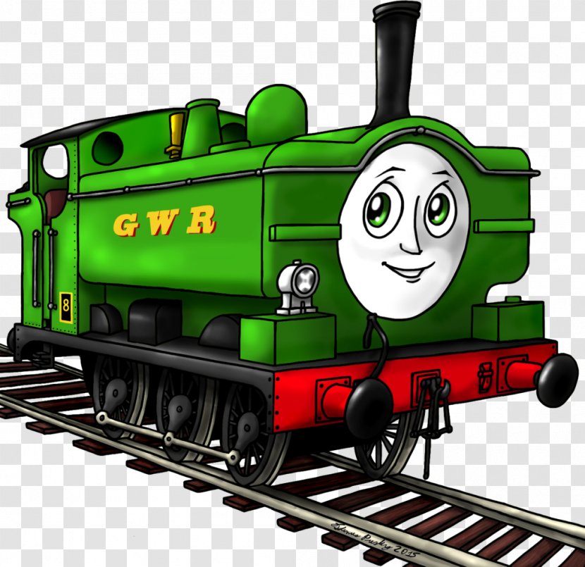 Duck The Great Western Engine Thomas & Friends Train Peter Sam - Steam Locomotive - Q Version Of Small Yellow Transparent PNG