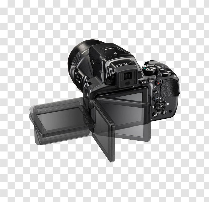 Nikon Coolpix P900 16MP 83X Super Zoom 4K Wi-Fi GPS Digital Camera 16.0 MP Compact - Accessory - Black LensNikon's Transparent PNG