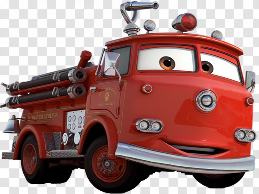Cars Lightning McQueen Mater Doc Hudson Character - Motor Vehicle Transparent PNG