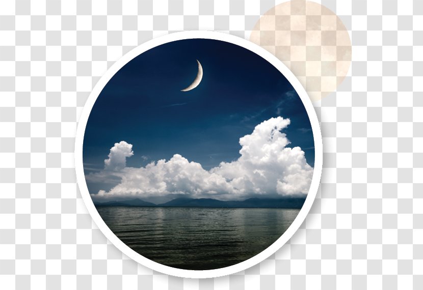 Illumination Wall Decal Emma Paper - Daytime - Moon Reflection Transparent PNG