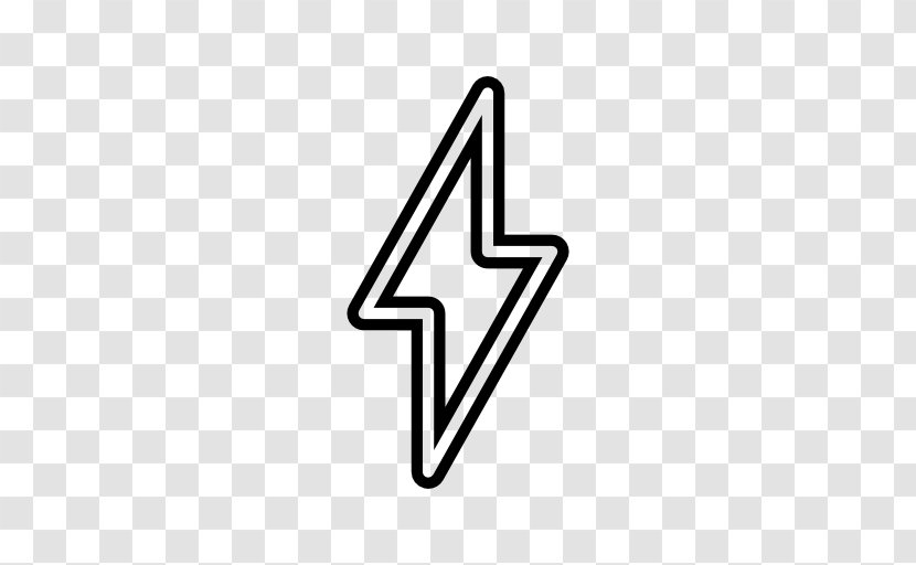 Lightning Clip Art - Black And White - Bolt Transparent PNG