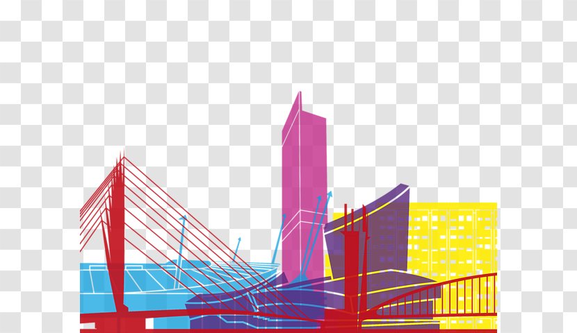 Manchester Drawing Skyline Royalty-free - Elevation Transparent PNG