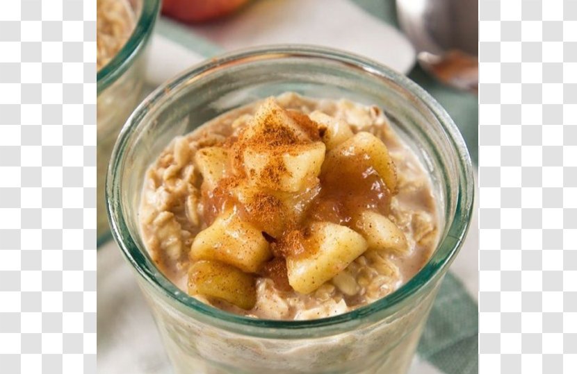 Apple Pie Breakfast Cream Recipe Dessert - Milk Spalsh Transparent PNG