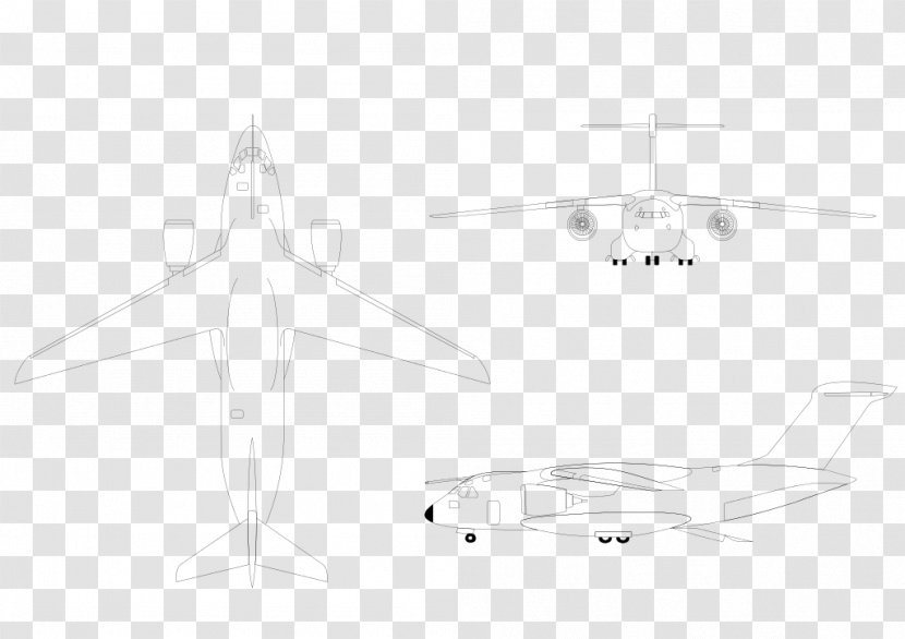 Helicopter Rotor Propeller Airplane Drawing - Aircraft Line Transparent PNG