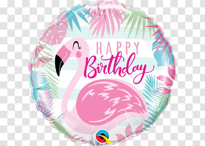 Balloon Happy Birthday To You Party Flamingo Transparent PNG