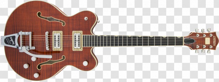 Gretsch Guitars G5422TDC Bigsby Vibrato Tailpiece Semi-acoustic Guitar - Electromatic Pro Jet Transparent PNG