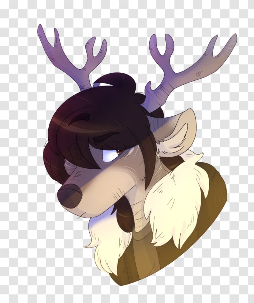 Reindeer Antler Animated Cartoon - Deer Transparent PNG