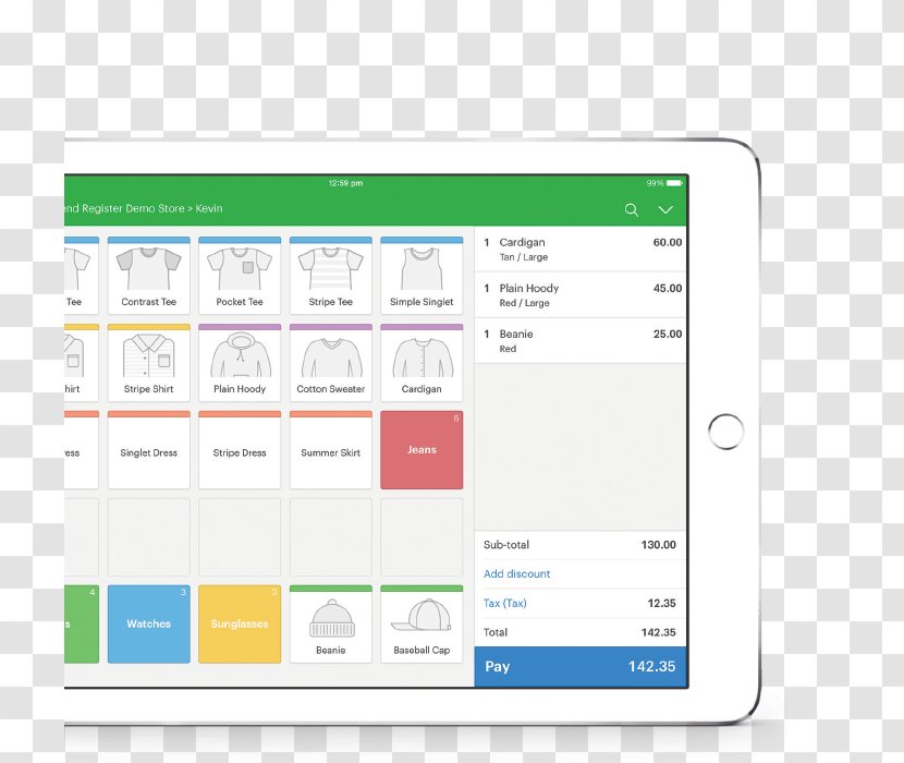 Point Of Sale Vend Retail Sales Computer Software - Operating System - Pos Terminal Transparent PNG